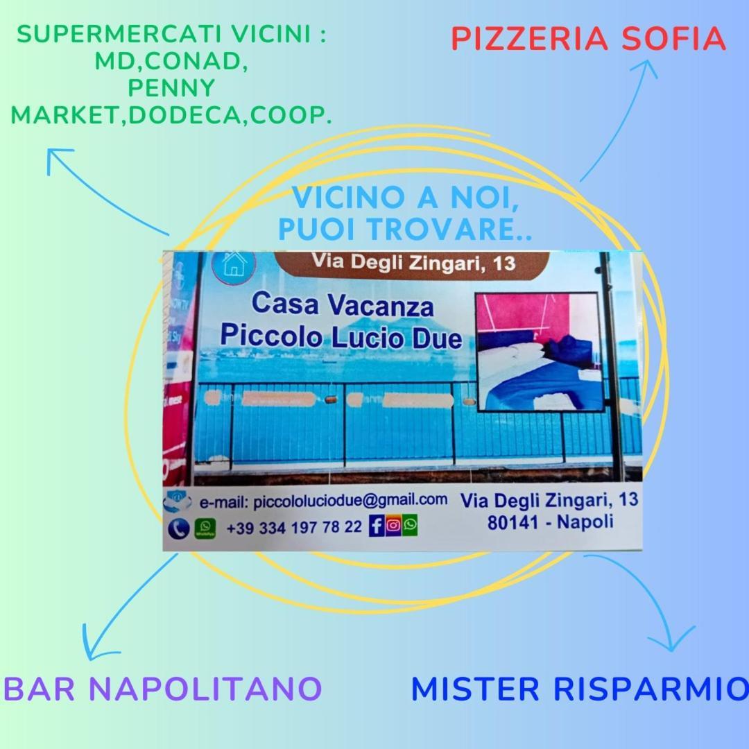 B&B Piccololucio2 Napoli Bagian luar foto